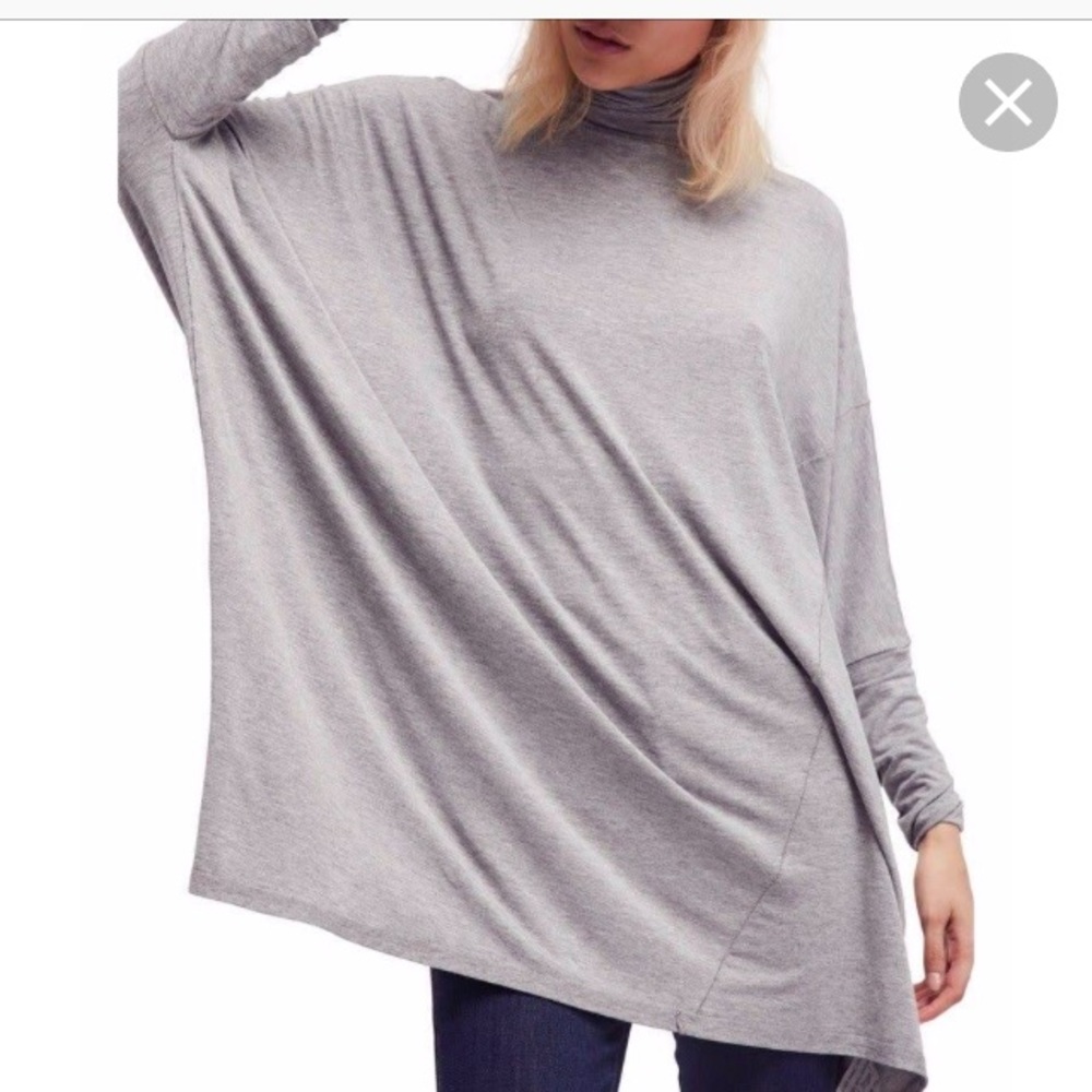 NWT (Purple) Free People Oversized Long Sleeve Top